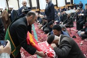 تصاویر/ حضور خادمیاران مسجد جمکران در شهر چهاربرج