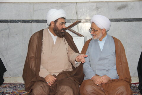 تصاویر / حضور مدیر حوزه علمیه استان قزوین در جمع روحانیون وطلاب قزوینی مقیم استان قم