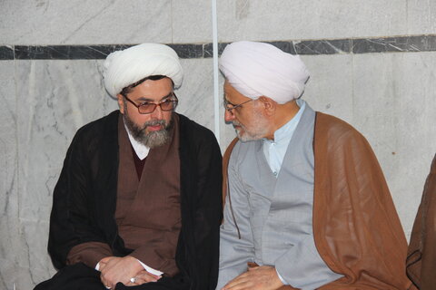 تصاویر / حضور مدیر حوزه علمیه استان قزوین در جمع روحانیون وطلاب قزوینی مقیم استان قم