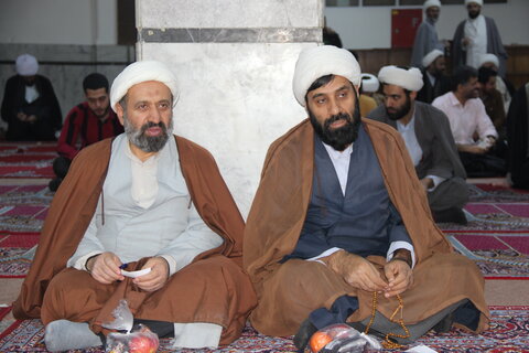 تصاویر / حضور مدیر حوزه علمیه استان قزوین در جمع روحانیون وطلاب قزوینی مقیم استان قم