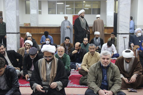 تصاویر / حضور مدیر حوزه علمیه استان قزوین در جمع روحانیون وطلاب قزوینی مقیم استان قم