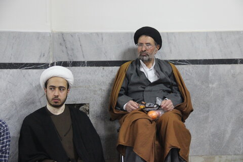 تصاویر / حضور مدیر حوزه علمیه استان قزوین در جمع روحانیون وطلاب قزوینی مقیم استان قم