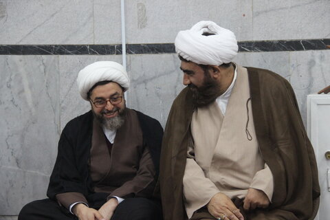 تصاویر / حضور مدیر حوزه علمیه استان قزوین در جمع روحانیون وطلاب قزوینی مقیم استان قم