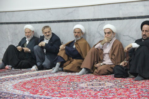 تصاویر / حضور مدیر حوزه علمیه استان قزوین در جمع روحانیون وطلاب قزوینی مقیم استان قم