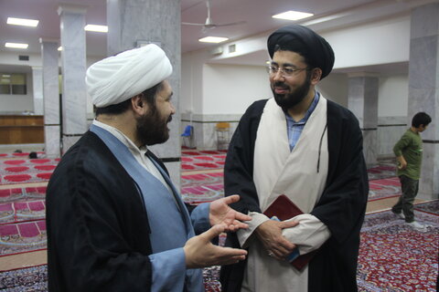 تصاویر / حضور مدیر حوزه علمیه استان قزوین در جمع روحانیون وطلاب قزوینی مقیم استان قم