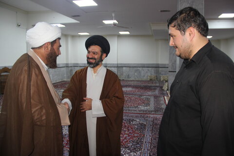 تصاویر / حضور مدیر حوزه علمیه استان قزوین در جمع روحانیون وطلاب قزوینی مقیم استان قم