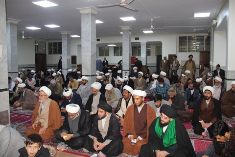 تصاویر / حضور مدیر حوزه علمیه استان قزوین در جمع روحانیون وطلاب قزوینی مقیم استان قم