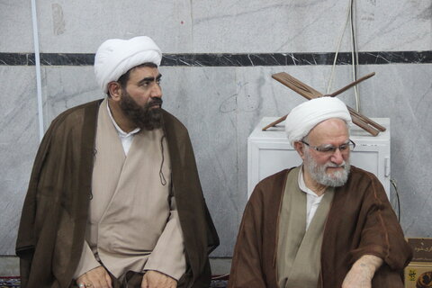 تصاویر / حضور مدیر حوزه علمیه استان قزوین در جمع روحانیون وطلاب قزوینی مقیم استان قم