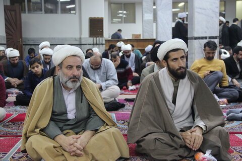 تصاویر / حضور مدیر حوزه علمیه استان قزوین در جمع روحانیون وطلاب قزوینی مقیم استان قم