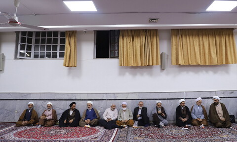 تصاویر/ جلسه طلاب و فضلای استان گیلان