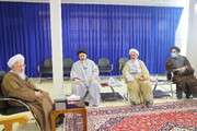 Photo/ Grand Ayatollah Javadi Amoli Meets Board Members of Seminary Students Assembly of Representatives