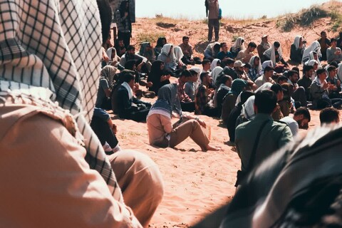 تصاویر/ حضور طلاب مدرسه علمیه امام خامنه ای ارومیه در یادمان شهدای کانال کمیل