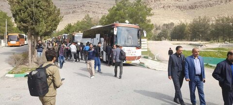 اعزام اولین کاروان راهیان نور برادران دانشجوی لرستان به مناطق عملیاتی