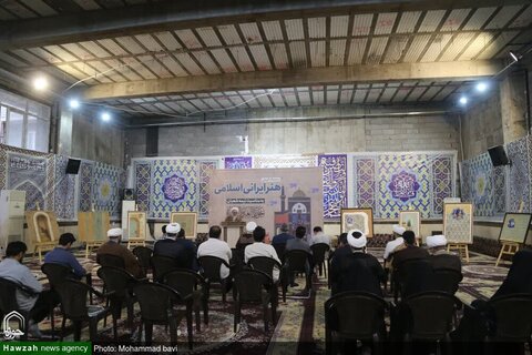 بالصور/ مراسيم افتتاح المعرض الجماعي للفن الإسلامي الإيراني بمدينة الأهواز