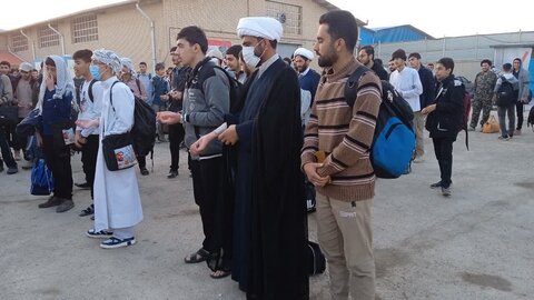حضور طلاب و اساتید مدرسه علمیه امام رضا(ع) در اردوی راهیان نور