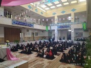 تصاویر/ مراسم جشن ولادت امام زمان(عج) در مدرسه علمیه ریحانة الرسول ارومیه