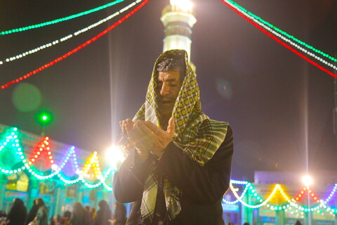 تصاویر / مراسم جشن شب نیمه شعبان در مسجد مقدس جمکران