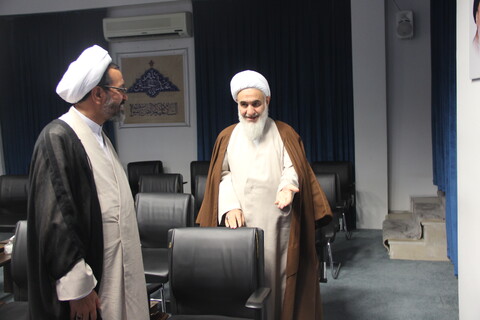 تصاویر / دیدار معاون تبلیغ و امور فرهنگی حوزه های علمیه کشور با امام جمعه قزوین