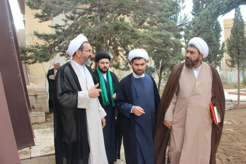 تصاویر/ مراسم درختکاری در مرکز مدیریت حوزه علمیه قزوین