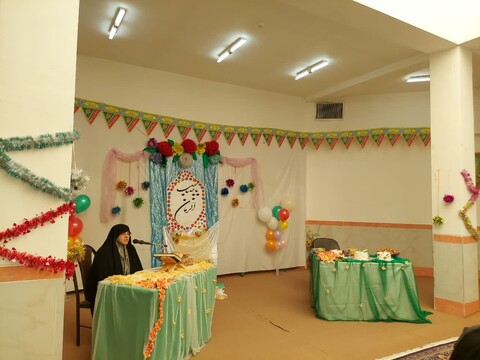 تصاویر/ جشن ولادت امام زمان (عج) در مدرسه علمیه فاطمیه نقده