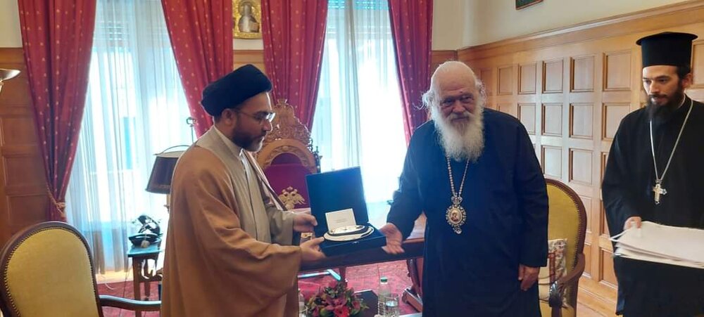 علامہ شہنشاہ نقوی کی پاپائے اعظم یونان سے ملاقات، مسیحی اور مسلمانوں کے درمیان انسانی بنیادوں پر ہم آہنگی پر زور