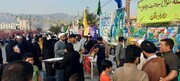 تصاویر/ اجتماع مردم شهرستان پارسیان در جشن نیمه شعبان