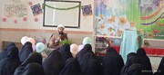 تصاویر/ مراسم جشن نیمه شعبان در مدرسه علمیه فاطمه الزهرا(س) مراغه