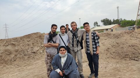 تصاویر /حضور طلاب مدارس علمیه استان قزوین در یادمانهای والفجر 8 وهویزه -عکس -ابوالفضل قاسمی