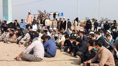 تصاویر /حضور طلاب مدارس علمیه استان قزوین در یادمانهای والفجر 8 وهویزه -عکس -ابوالفضل قاسمی