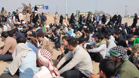 تصاویر /حضور طلاب مدارس علمیه استان قزوین در یادمانهای والفجر 8 وهویزه -عکس -ابوالفضل قاسمی