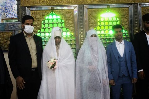 تصاویر/ آیین ازدواج آسان مهدوی ۵۰ زوج جوان در هرمزگان