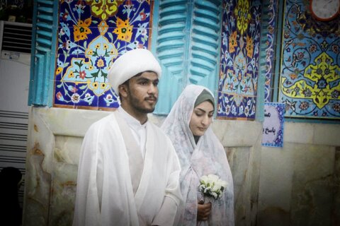 تصاویر/ آیین ازدواج آسان مهدوی ۵۰ زوج جوان در هرمزگان