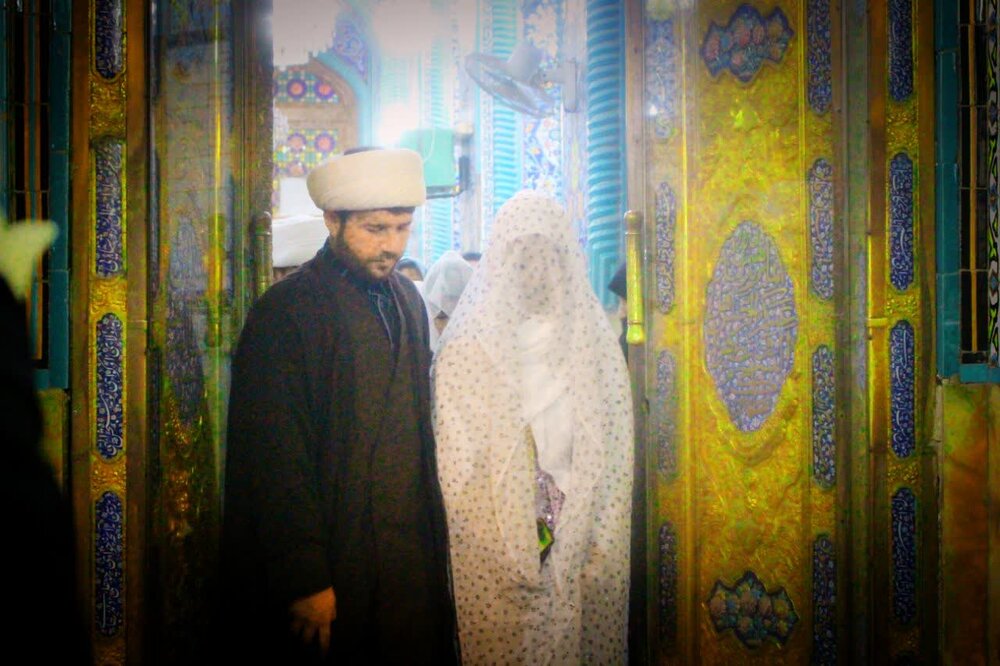 به روایت تصویر / جشن ازدواج آسان مهدوی ۵۰ زوج جوان در استان هرمزگان