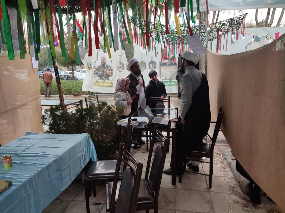 تصاویر/ نمایشگاه فرهنگی پایگاه بسیج شهدای روحانی مرکز مدیریت حوزههای علمیه در نیمه شعبان تصاویر/ نمایشگاه فرهنگی پایگاه بسیج شهدای روحانی مرکز مدیریت حوزههای علمیه در نیمه شعبان