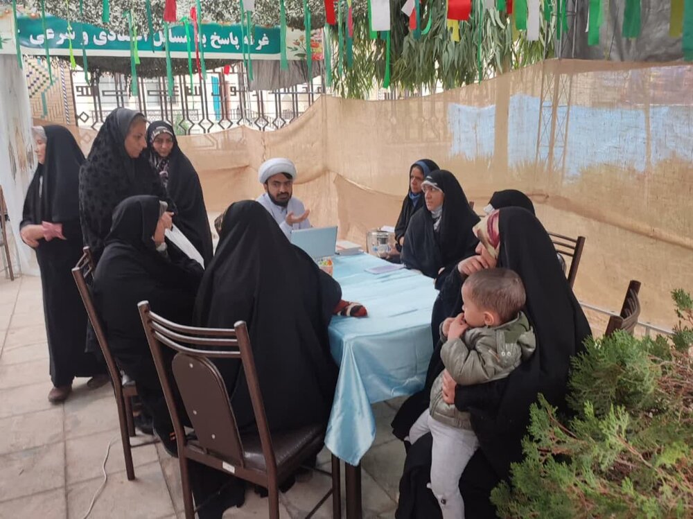 تصاویر/ نمایشگاه فرهنگی پایگاه بسیج شهدای روحانی مرکز مدیریت حوزههای علمیه در نیمه شعبان تصاویر/ نمایشگاه فرهنگی پایگاه بسیج شهدای روحانی مرکز مدیریت حوزههای علمیه در نیمه شعبان