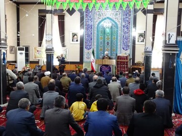 تصاویر/ اقامه نماز جمعه شهرستان چهاربرج