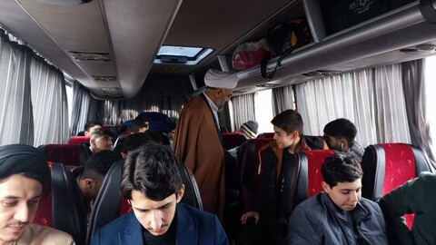 تصاویر/ اعزام طلاب خوی به اردوی راهیان نور
