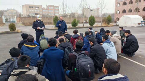 تصاویر/ اعزام طلاب خوی به اردوی راهیان نور