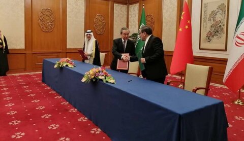 اتفاق بين إيران والسعودية على استئناف العلاقات الدبلوماسية