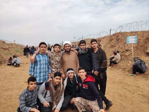 تصاویر / حضور طلاب مدارس علمیه استان قزوین در یادمان کانال کمیل -عکس -ابوالفضل قاسمی