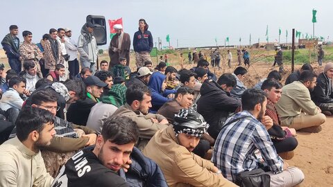 تصاویر / حضور طلاب مدارس علمیه استان قزوین در یادمان کانال کمیل -عکس -ابوالفضل قاسمی