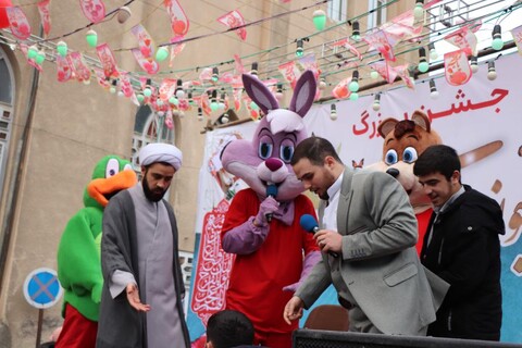 تصاویر/ جشن بزرگ نوجوانان مهدوی در سطح شهر بناب با هنرنمایی طلاب حوزه علمیه بناب