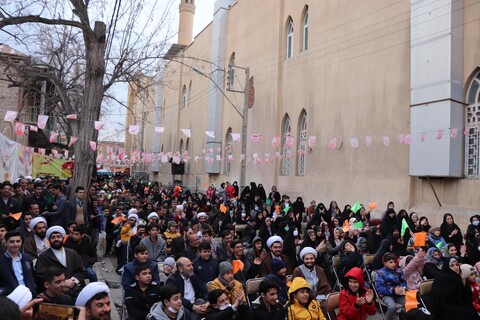 تصاویر/ جشن بزرگ نوجوانان مهدوی در سطح شهر بناب با هنرنمایی طلاب حوزه علمیه بناب