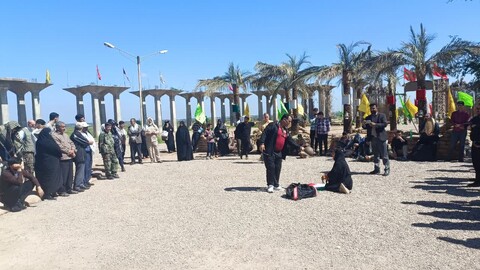 تصاویر/ بازدید طلاب خوی از منطقه عملیاتی فتح المبین
