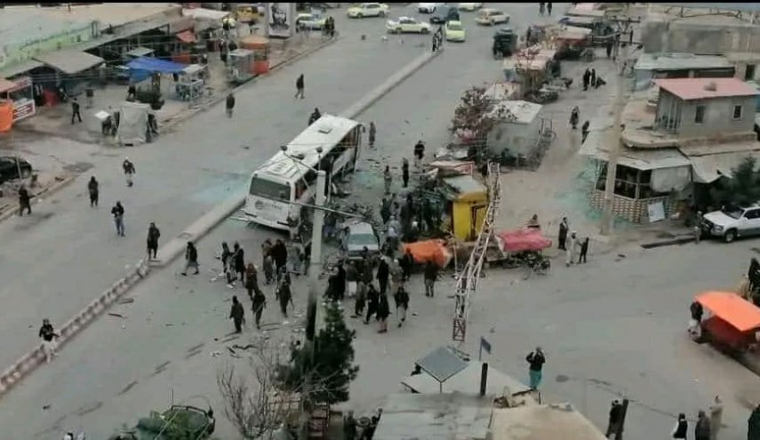 انفجار في مدينة مزار شريف شمالي أفغانستان وإصابة عدة أشخاص انفجار في مدينة مزار شريف شمالي أفغانستان وإصابة عدة أشخاص