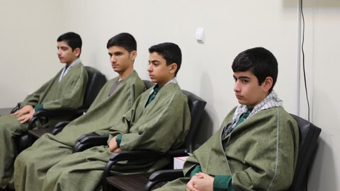 دیدار طلاب مدرسه علمیه امام حسن مجتبی (ع) با نماینده ولی فقیه در استان البرز