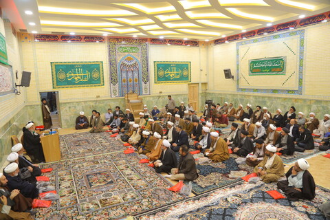 تصاویر / اجتماع مبلغین اعزامی ماه مبارک رمضان در بیت آیت الله العظمی صافی گلپایگانی