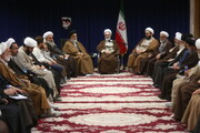 Photo/ Ayatollah Arafi Receives Velayat Global TV Executives