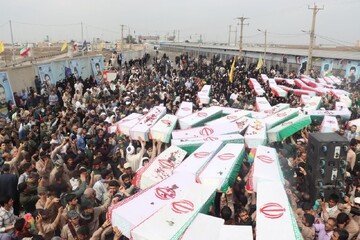 استقبال از ۷۱ شهید دفاع مقدس در مرز شلمچه + عکس