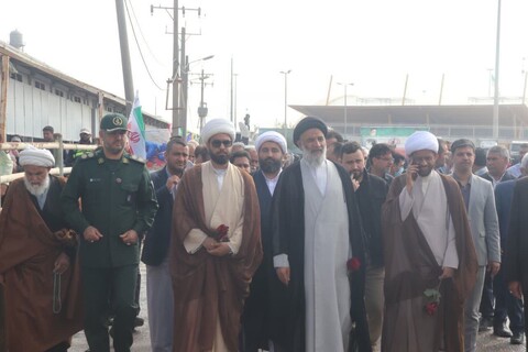 استقبال از 71 شهید دفاع مقدس در مرز شلمچه